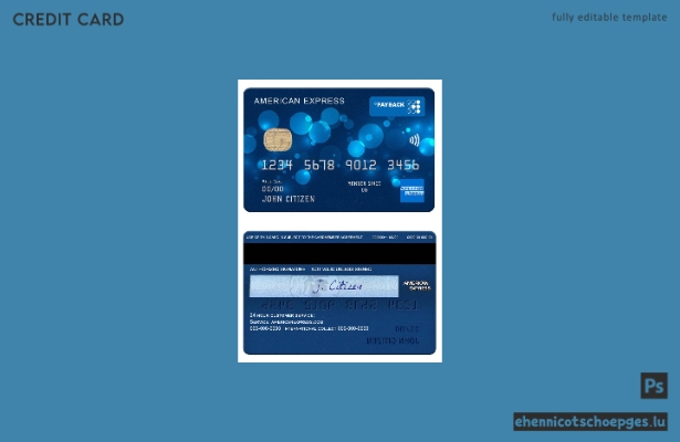 USA Regions Bank American Express Payback Card – Beispielvorschau